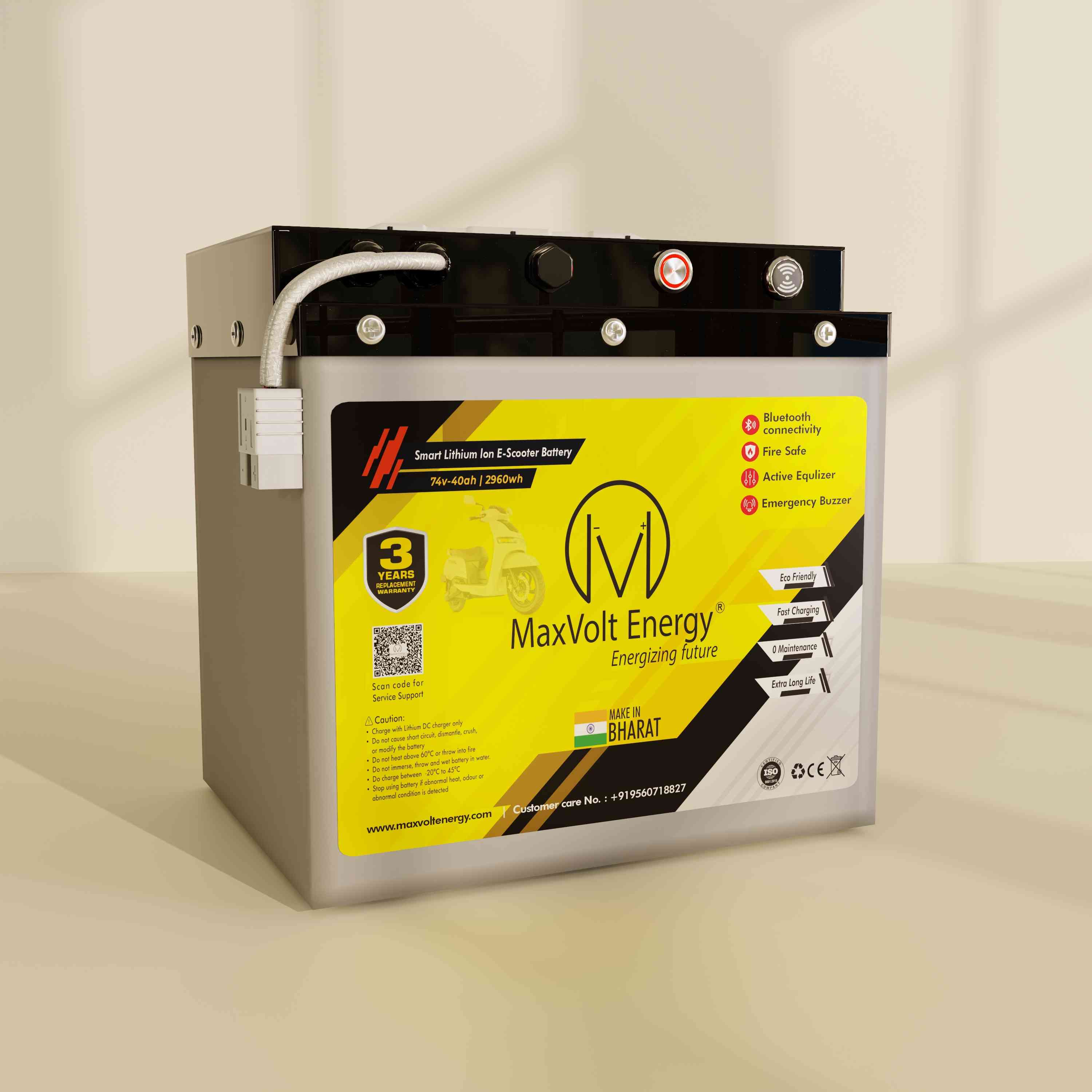 74V 40Ah Scooter Battery