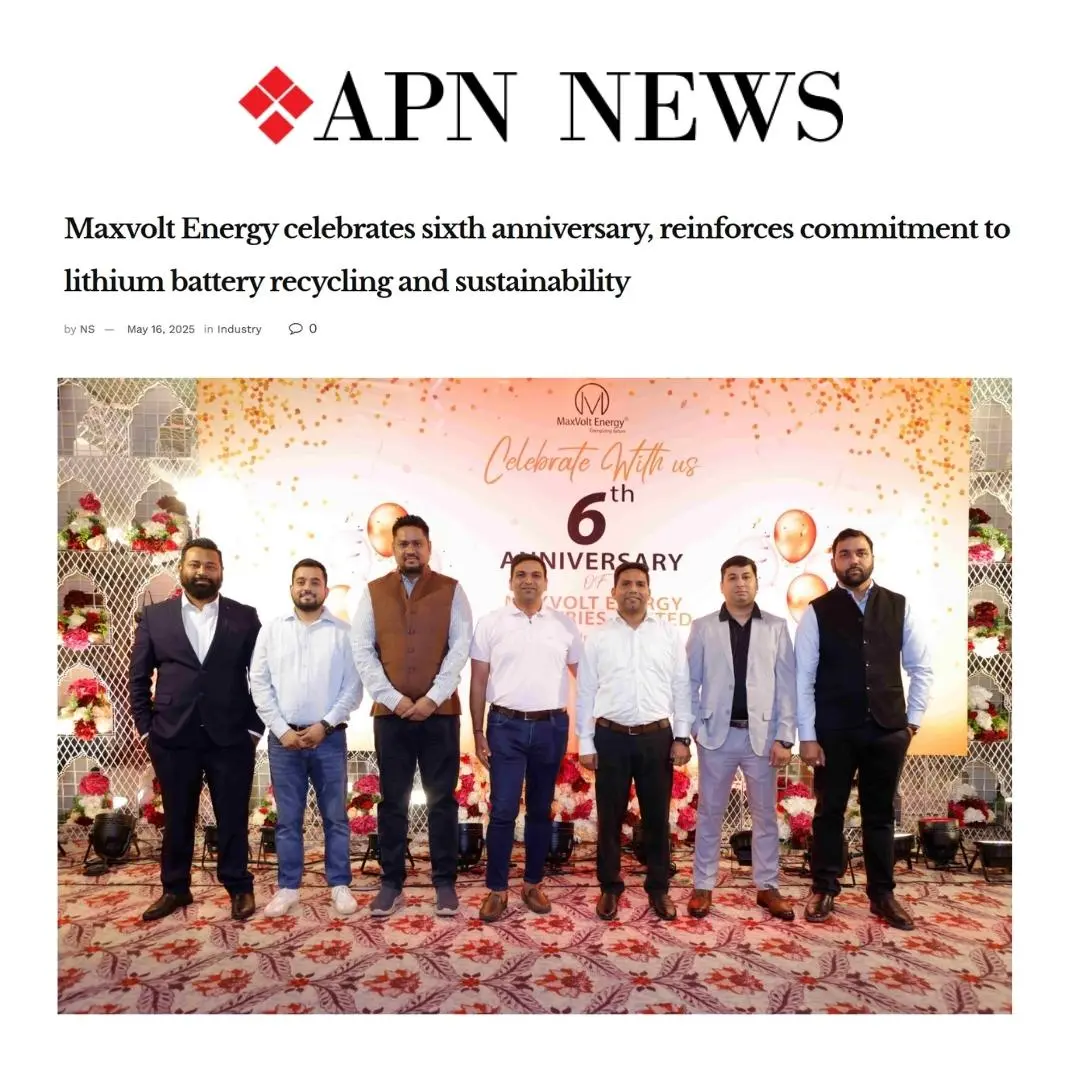 Maxvolt Energy Celebrates 6 Years of Powering Progress with Innovation, IPO Success, and Green Commitment