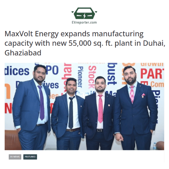 Strategic Manufacturing Expansion Positions MaxVolt Energy for Scalable GrowthStrategic Manufacturing Expansion Positions MaxVolt Energy for Scalable Growth