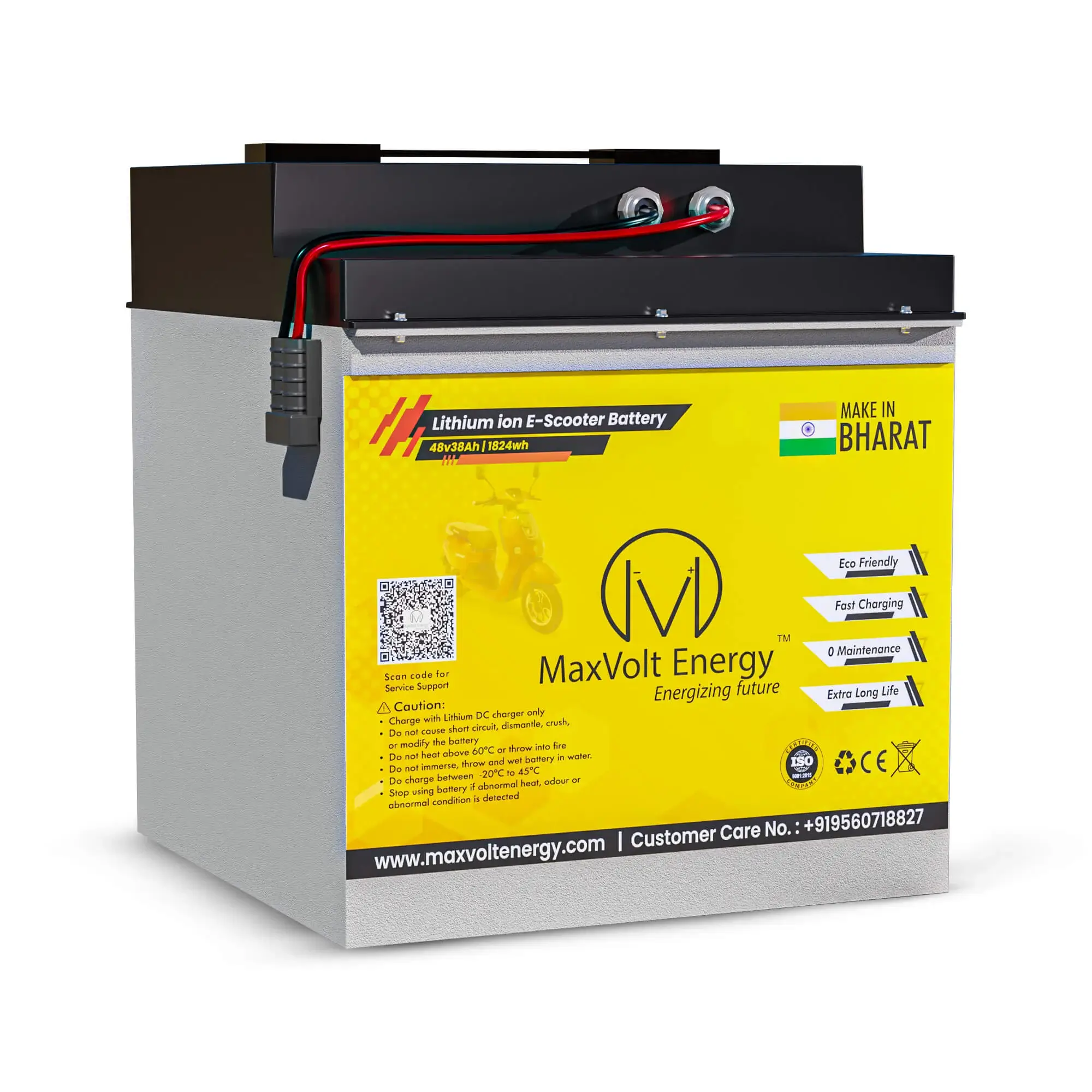 Maxvolt 36v 10ah battery Electric Cycle Lithium Ion Battery Pack, 12 Ah at  Rs 8004 in Noida